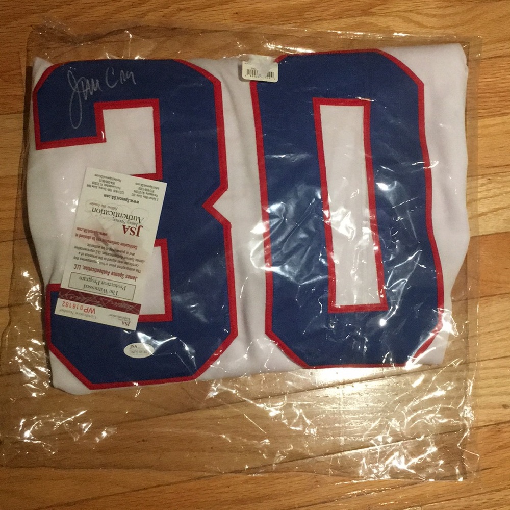 Jim Craig autographed USA jersey